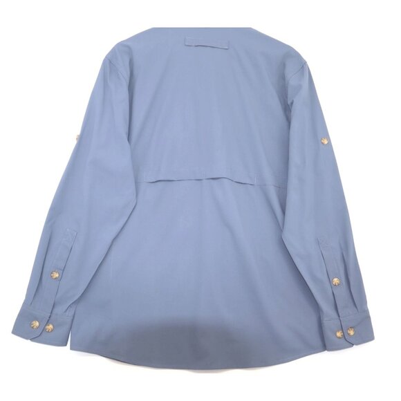 Duluth Trading Co Mens Standard Fit Action Blocks Burn & Odor Work Shirt Size M - Picture 8 of 13